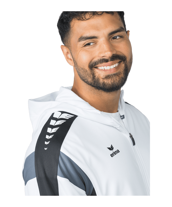 Erima Celebrate 125 Kapuzenjacke Weiss - weiss