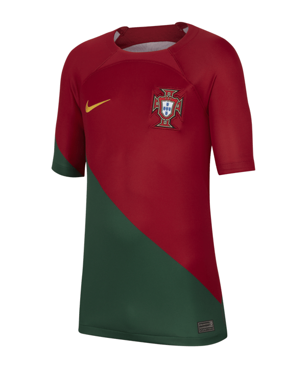 Nike Portugal Trikot Home WM 2022 Kids Rot F628 - rot