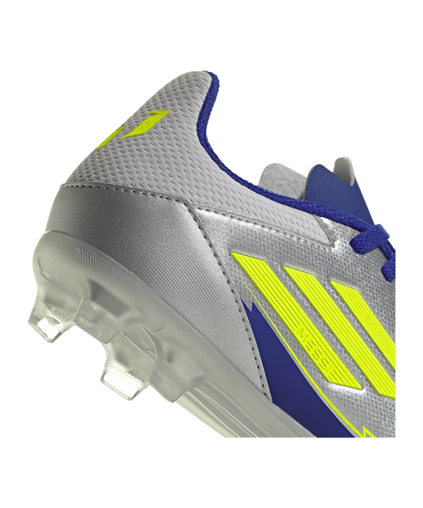 adidas F50 League FG Messi Kids Silber - silber