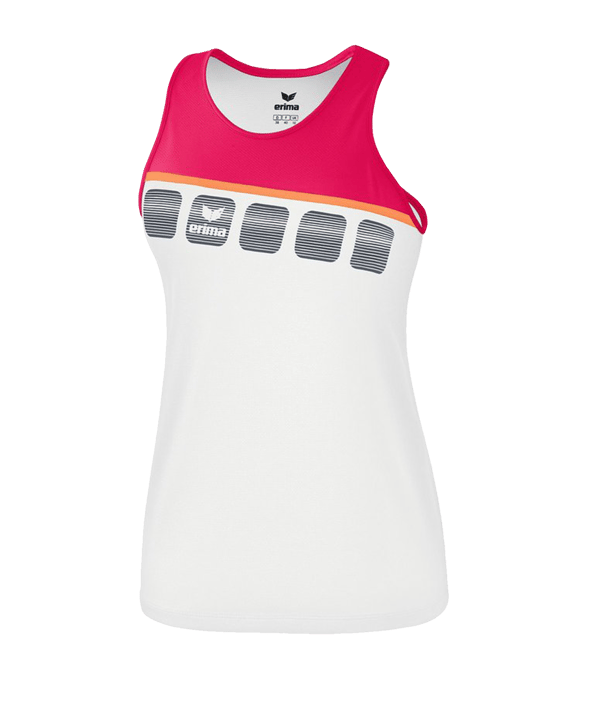 Erima 5-C Tanktop Damen Weiss - weiss
