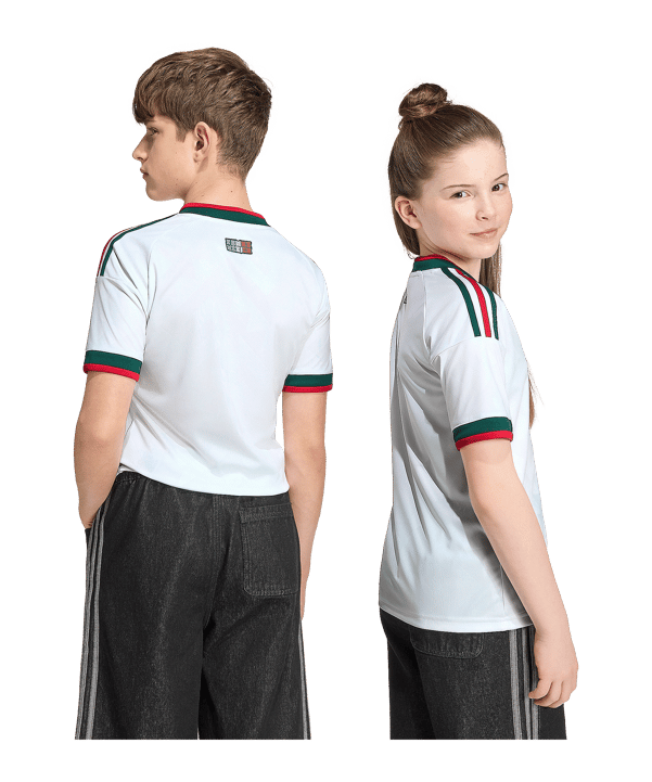 adidas FMF Mexiko Trikot Away WM 2026 Kids Weiß - weiss