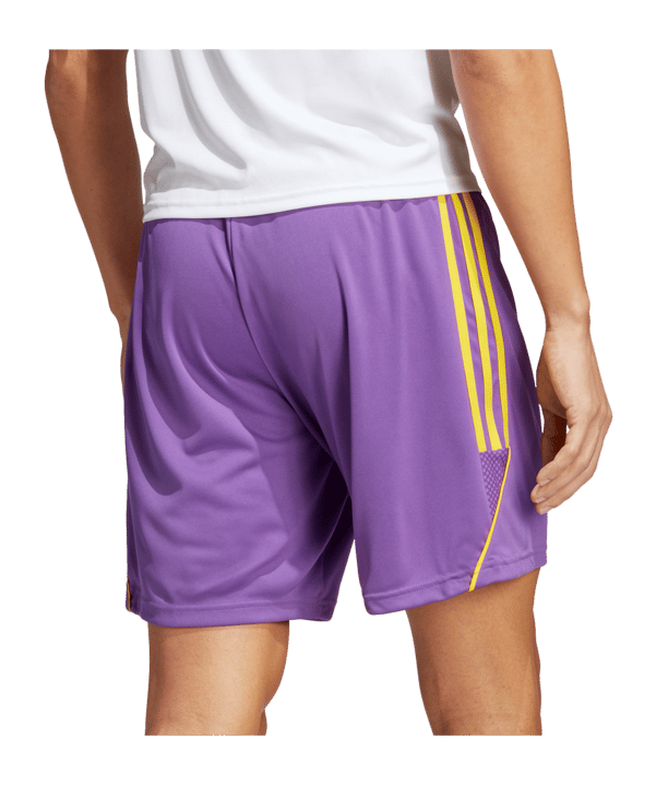 adidas Tiro 23 Short Lila Gelb - lila