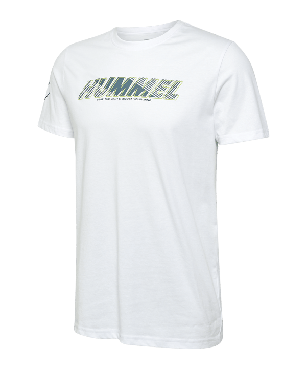 Hummel Te Effort Cotton T-Shirt Weiss F9001 - weiss