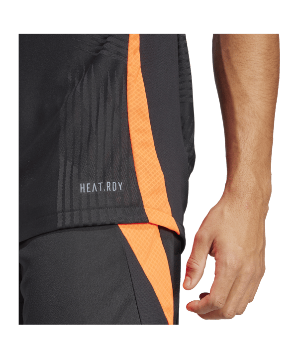 adidas Tiro 24 Pro Training Trikot Schwarz Rot - schwarz