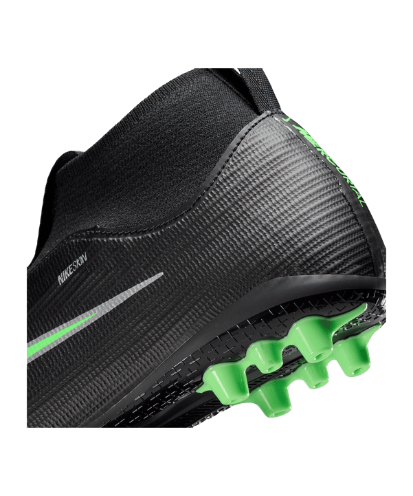 Nike Jr. Air Zoom Mercurial Superfly XI Academy High AG Shadow Kids Schwarz F001 - schwarz