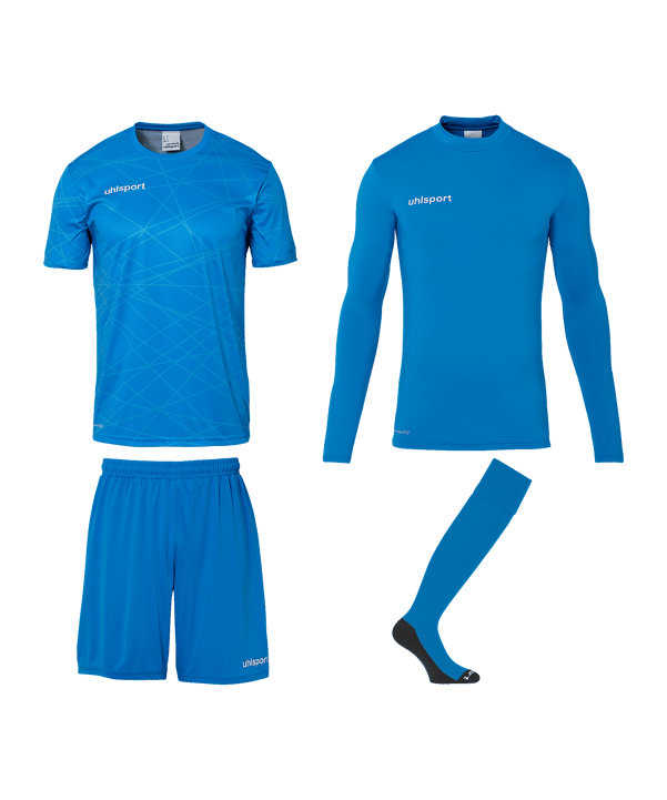 uhlsport Ensemble de maillots Bleu C043 - bleu