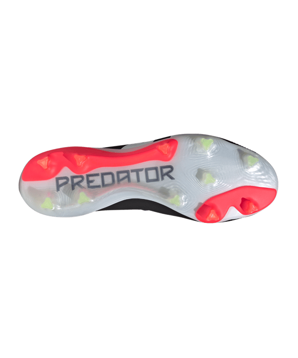 adidas Predator Elite LL FG Solar Energy Schwarz Weiss Rot - schwarz
