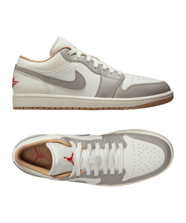 Nike Air Jordan 1 Low Weiß F169 - weiss