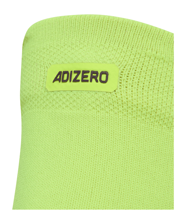 adidas Adizero Quarter Sokken Geel - geel