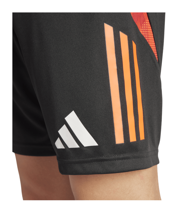 adidas Tiro 24 Competition Training Short Schwarz Rot - schwarz