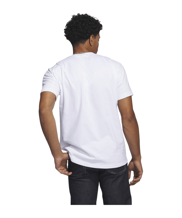 adidas Manchester United Travel T-Shirt Weiss - weiss