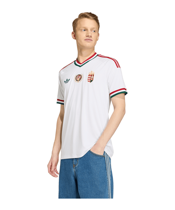 adidas MLSZ Ungarn 2026 Trikot Away 2026 Weiß - weiss