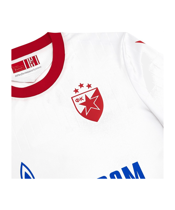 Macron Roter Stern Belgrad Trikot 3rd 2025/2026 Weiß - weiss