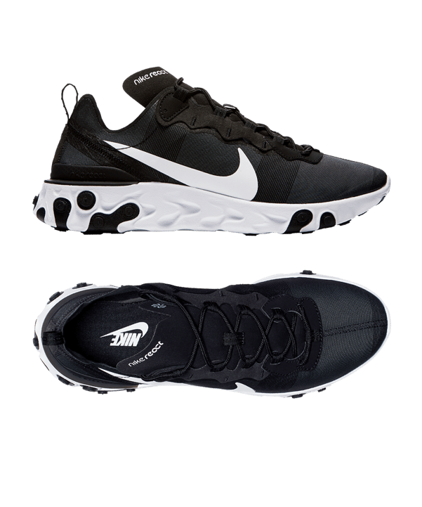 Nike React Element 55 Sneaker Schwarz F003 - schwarz