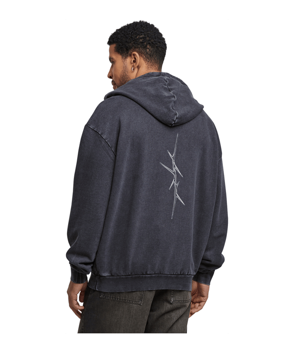 Mister Tee Thorned Mask Oversized Hoody Schwarz - schwarz