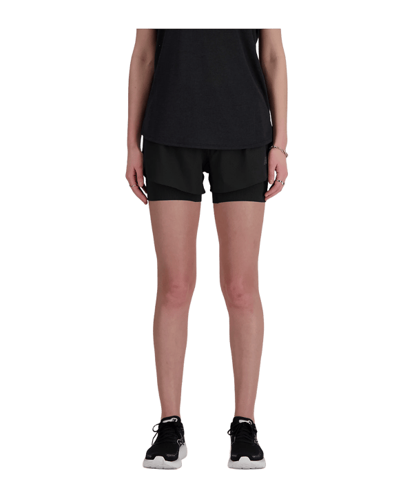 New Balance RC 3" 2in1 Short Damen FBK - schwarz