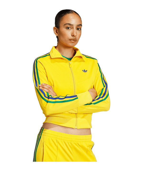adidas Originals Firebird Classic Jacke Damen Gelb - gelb