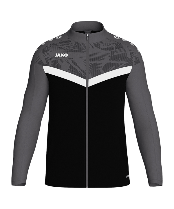 JAKO Iconic Polyesterjacke Kids Schwarz F801 - schwarz