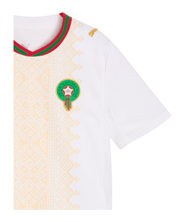 PUMA FRMF Marokko Trikot Away WM 2026 Kids Weiß F02 - weiss