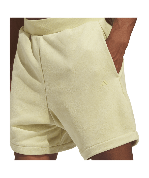 adidas Basketball Sueded Short Gold - gold