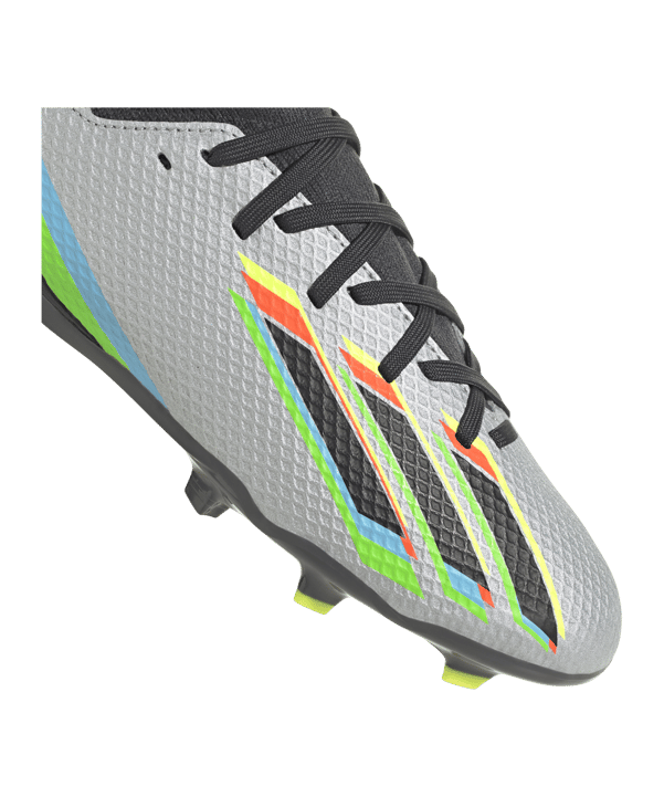 adidas X Speedportal.3 FG Kids Beyond Fast Silber Schwarz Gelb - silber