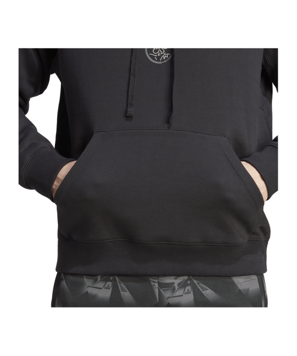 adidas Ajax Amsterdam Hoody Schwarz - schwarz