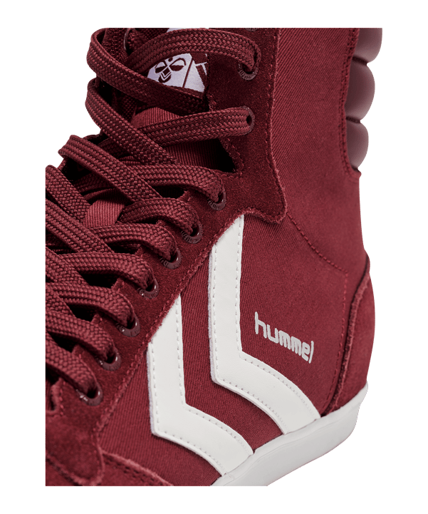 Hummel Slimmer Stadil High Sneaker Rot F3661 - rot