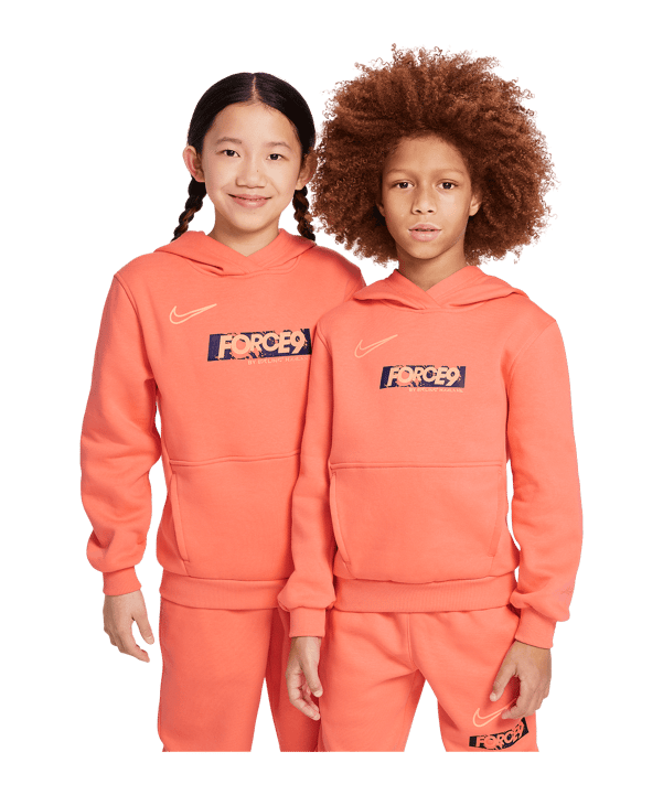 Nike Club Fleece Erling Haaland Hoody Kids Rot F643 - rot
