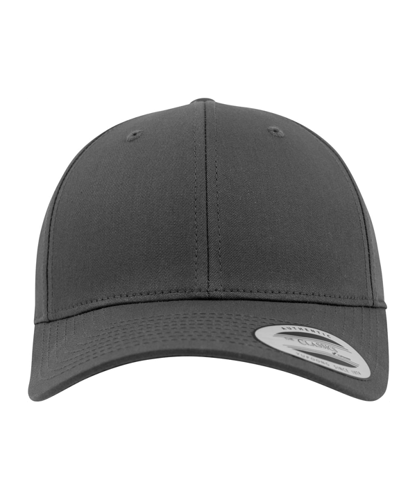 Merch Curved Classic Snapback Cap Charcoal - braun