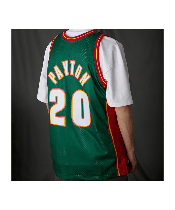 Mitchell and Ness NBA Seattle Supersonics 1995-1996 Gary Payton Swingman Trikot Grün - gruen