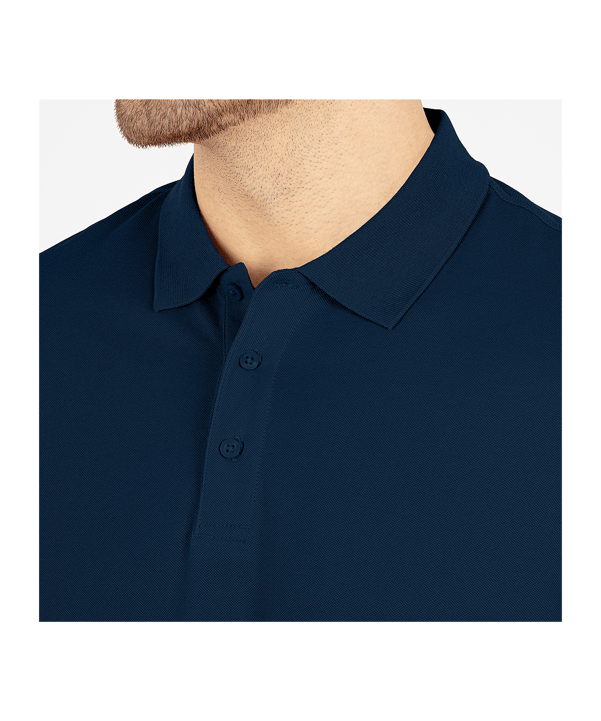 JAKO Doubletex Polo Bleu C900 - bleu