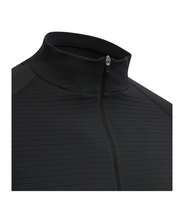 Hummel hmlstroke Seamless HalfZip Sweatshirt F2001 - schwarz