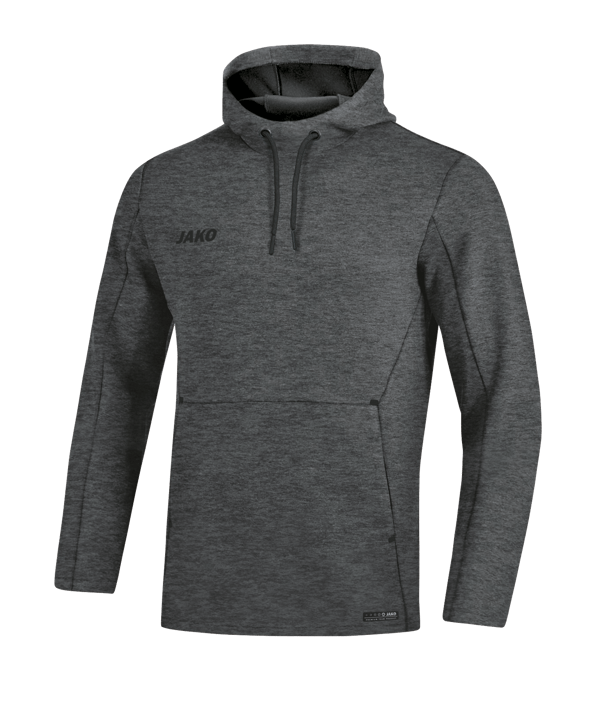 JAKO Premium Basic Kapuzensweatshirt Grau F21 - grau