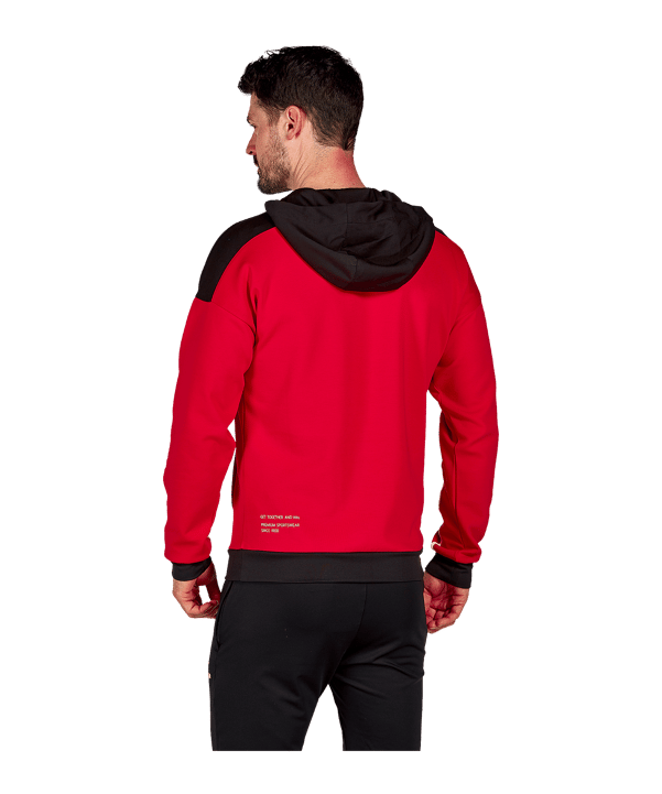 Erima Change by Hoody Rot Schwarz - rot