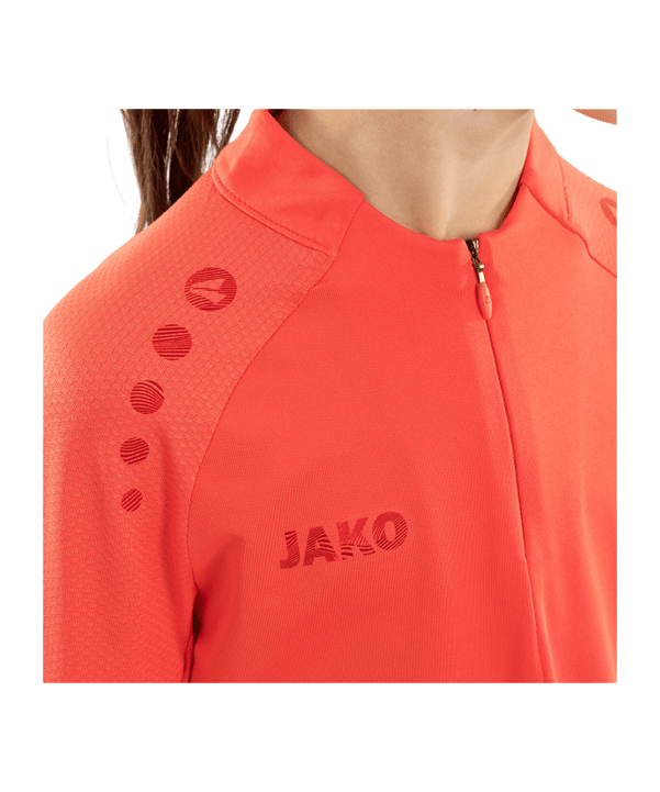 JAKO ZipTop Light Flow Sweatshirt Kids Orange F365 - orange
