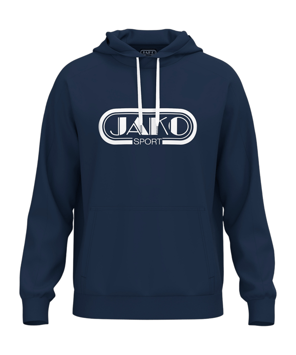 JAKO Promo 2.0 Hoody Kids Dunkelblau F900 - weiss