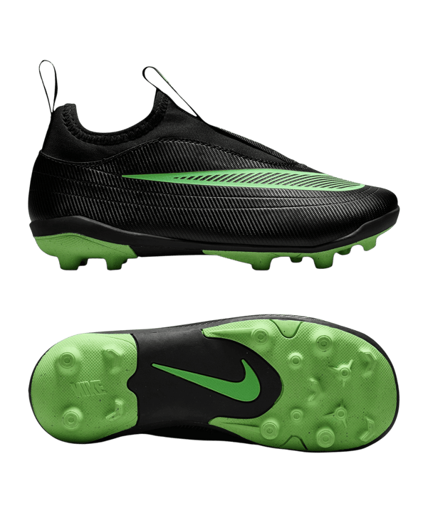Nike Jr. Air Zoom Mercurial Vapor XVII Club PS Low MG Shadow Bambini Nero C001 - nero