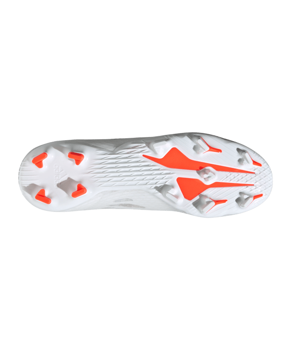 adidas X SPEEDFLOW.3 FG White Spark Weiss Grau Rot - weiss