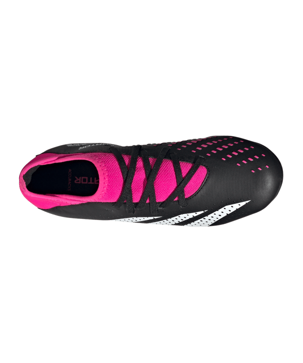 adidas Predator Accuracy.3 FG Own Your Football Kids Schwarz Weiss Pink - schwarz