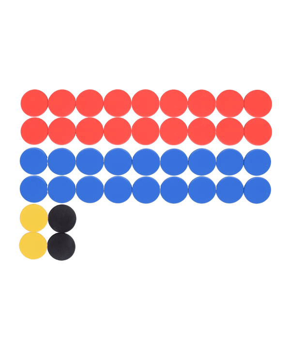 Cawila Premium Magnet Set 20mm Rot Blau - rot