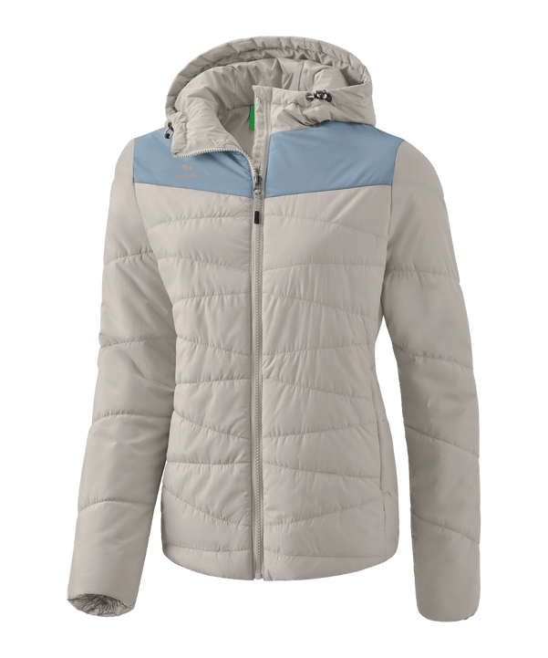 Erima Steppjacke Damen Beige Blau - beige