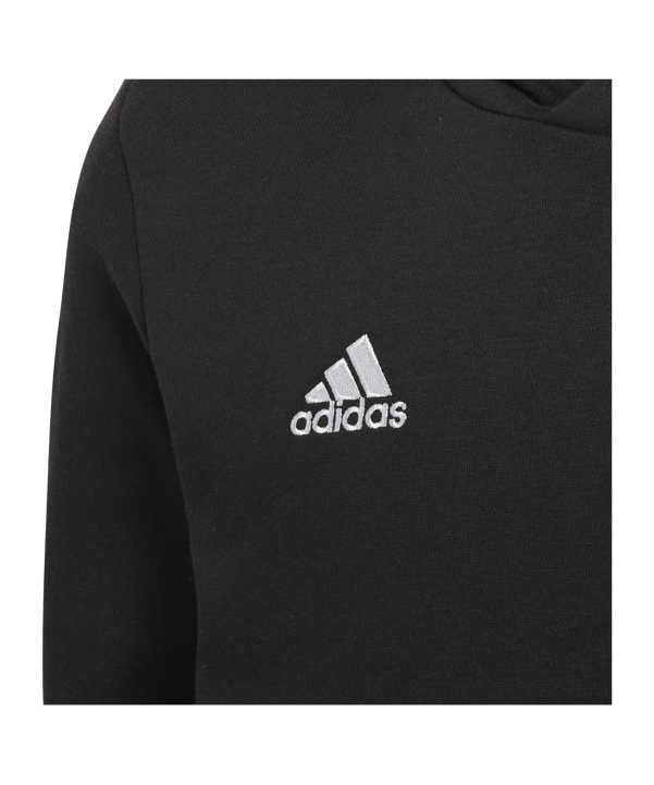 adidas Entrada 22 Hoody Kids Schwarz - schwarz