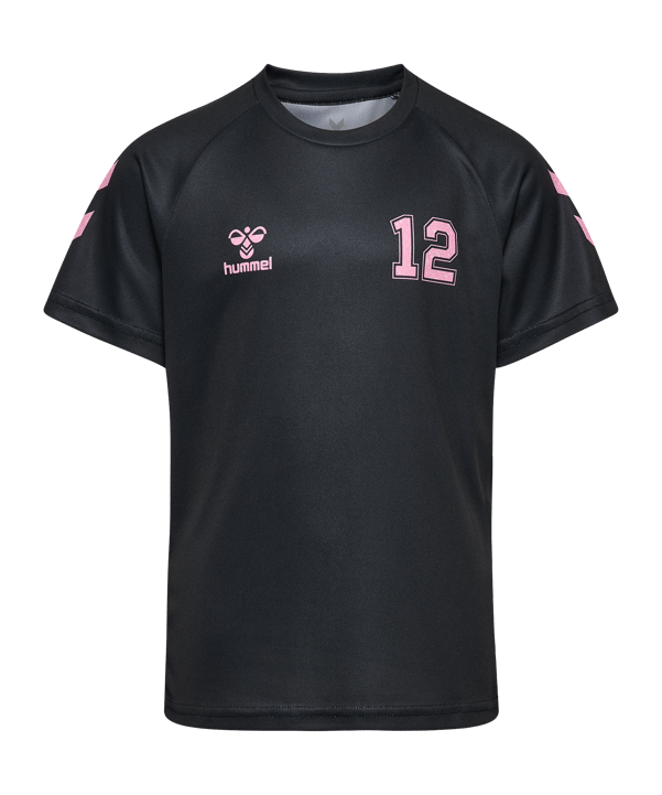 hummel Shimmer T-Shirt Kids Schwarz F2374 - schwarz