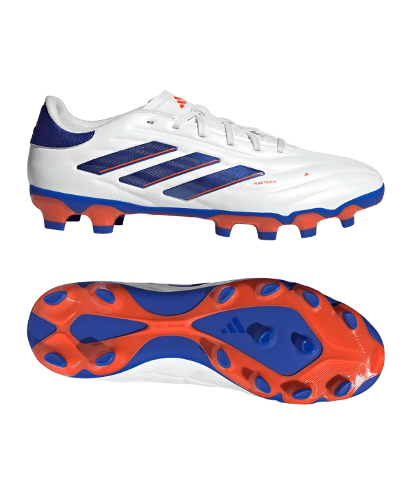 adidas COPA Pure 2 Pro MG Advancement Weiss Blau - weiss