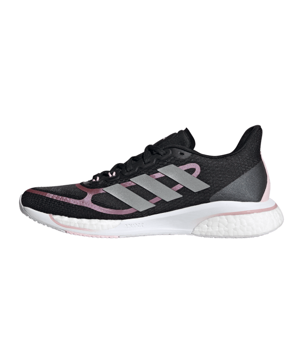 adidas Supernova+ Running Damen Schwarz Silber - schwarz