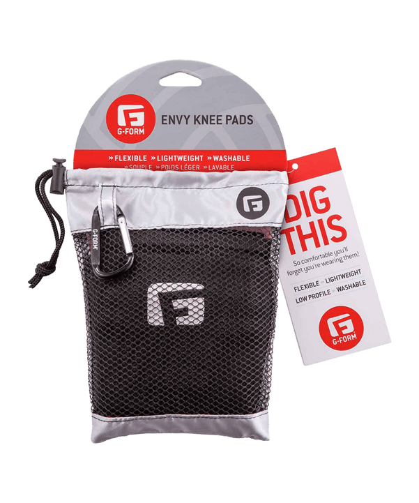 G-Form Envy Volleyball Knieschoner Schwarz - schwarz