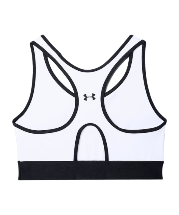 Under Armour Mid Keyhole Reggiseno sportivo Donna Bianco C100 - bianco