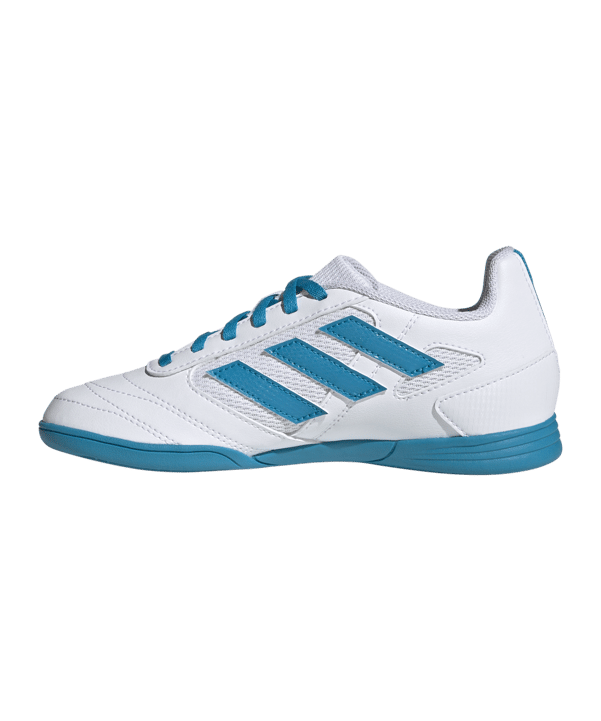 adidas Super Sala 2 Halle Kids Weiss Blau - weiss