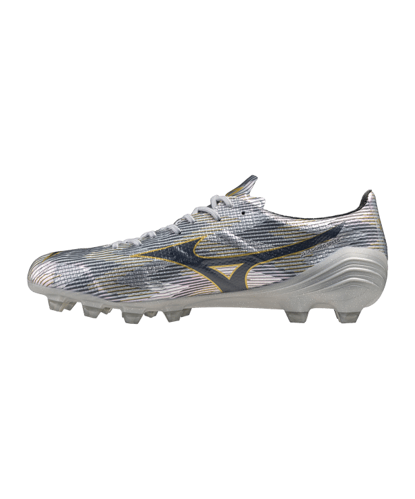 Mizuno Alpha II Elite FG Platinum Silver Silber F04 - silber