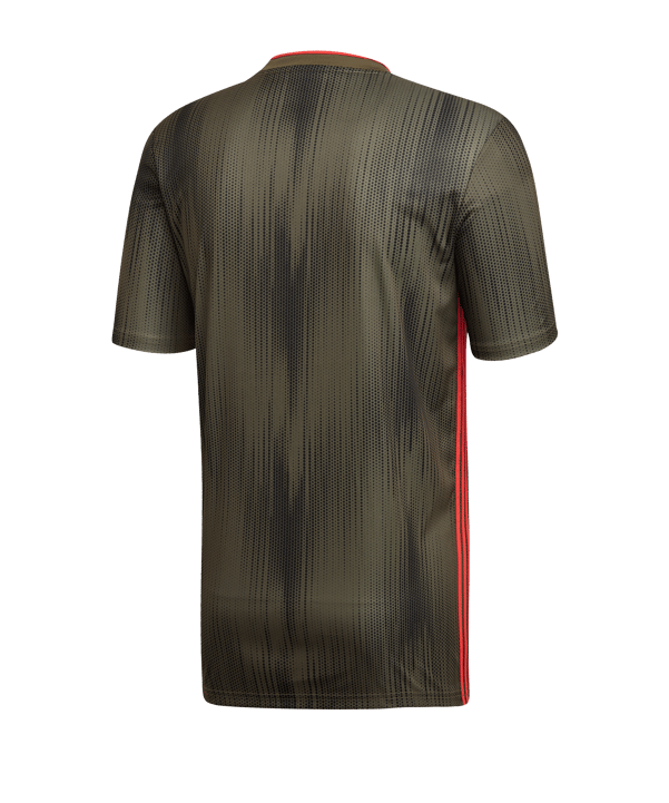 adidas Tiro 19 Trikot kurzarm Kids Khaki Rot - khaki